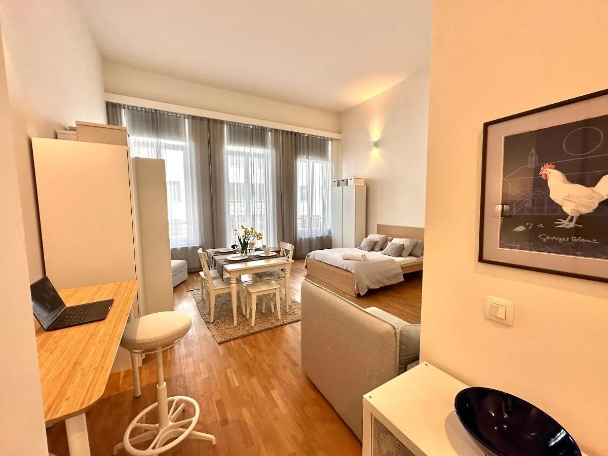 European Comission Beautiful Studio Apartment Brussels